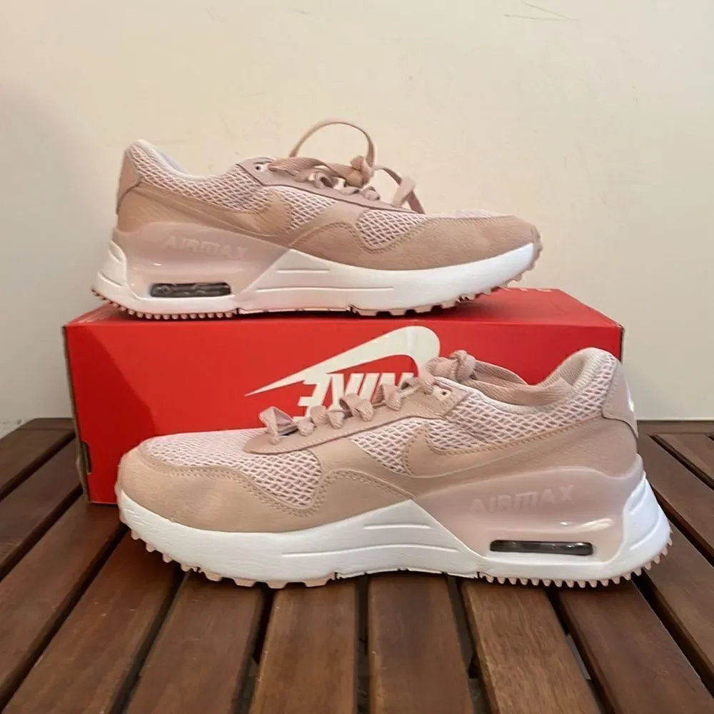 Nike Air Max SYSTEM Barely Rose Pink Oxford Women Size 8(DM9538-600)